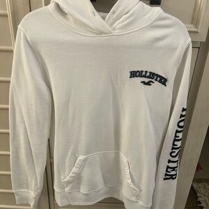 Hollister White Hoodie NWOT size M